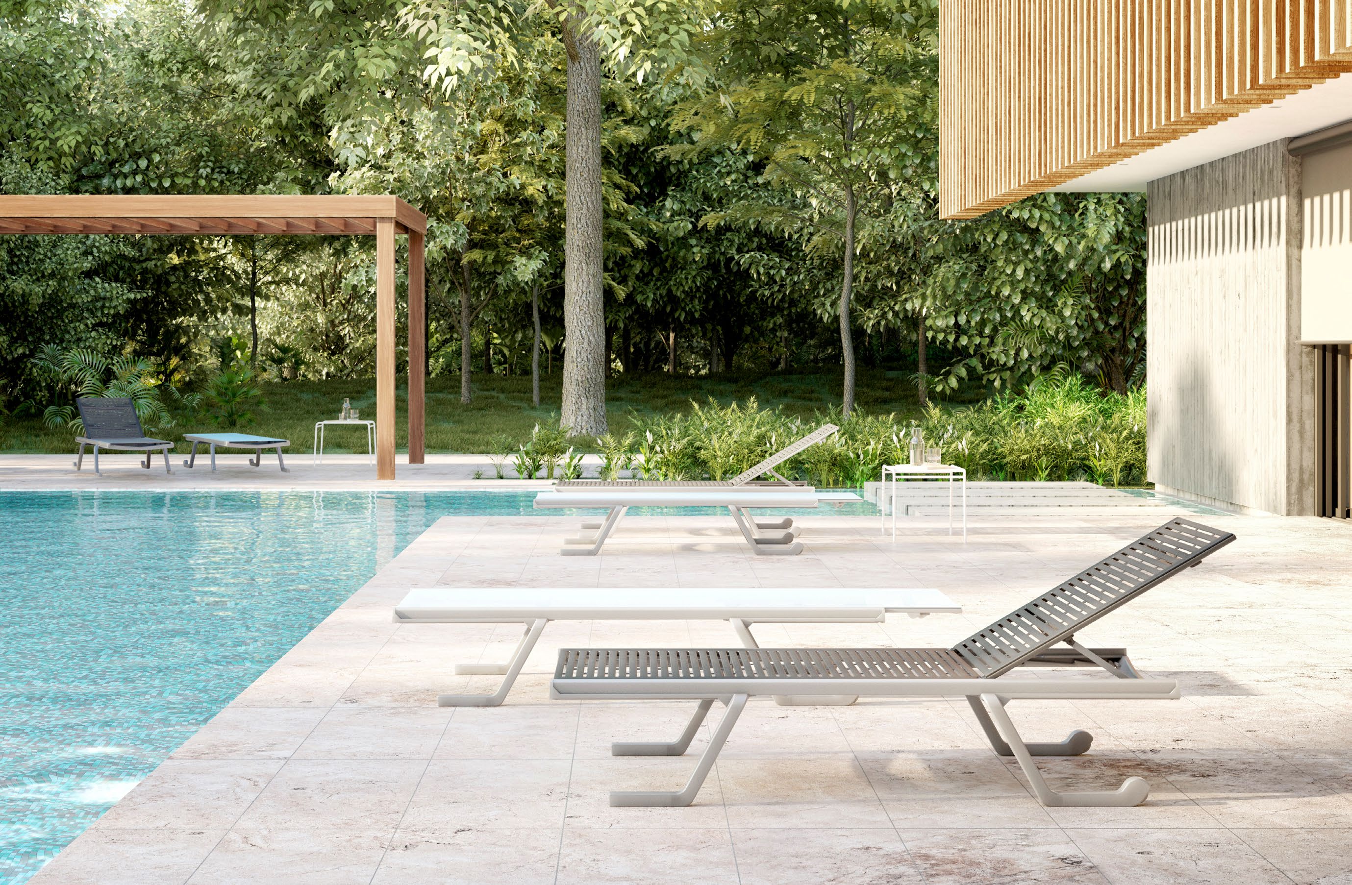 tumbonas y hamacas para resorts y hoteles